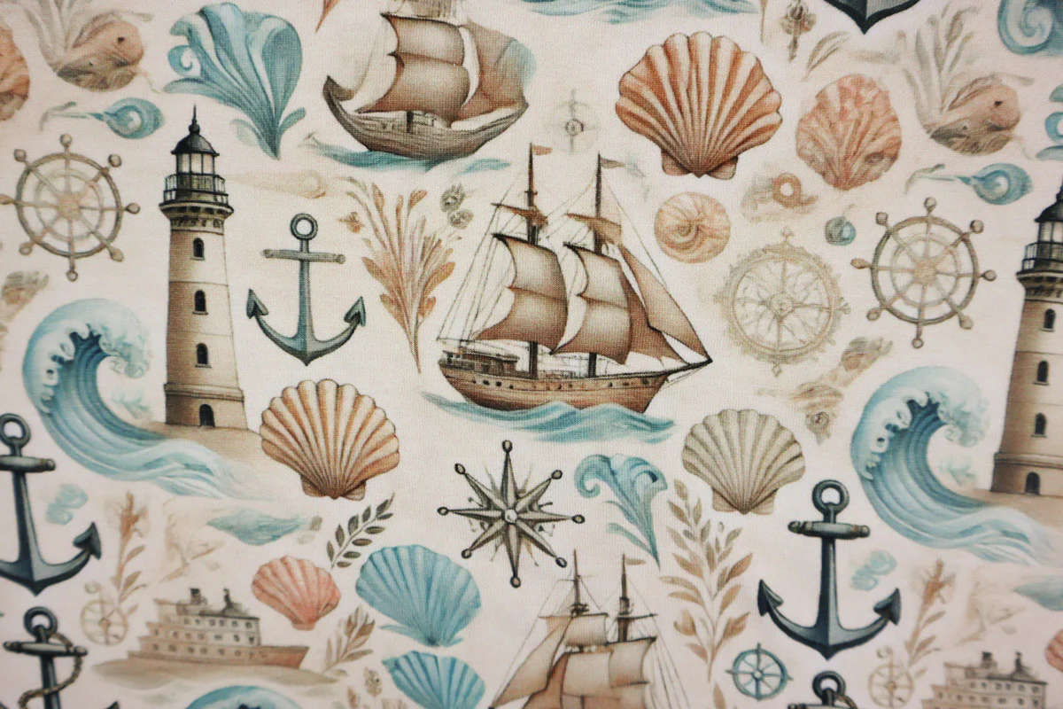 Baumwolljersey Digital Ocean Vibes - Image 3