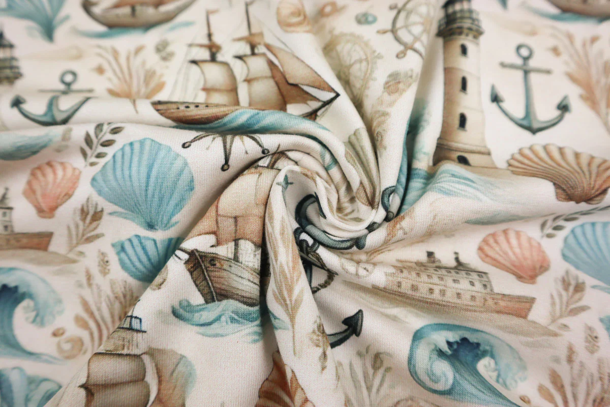 Baumwolljersey Digital Ocean Vibes - Image 4