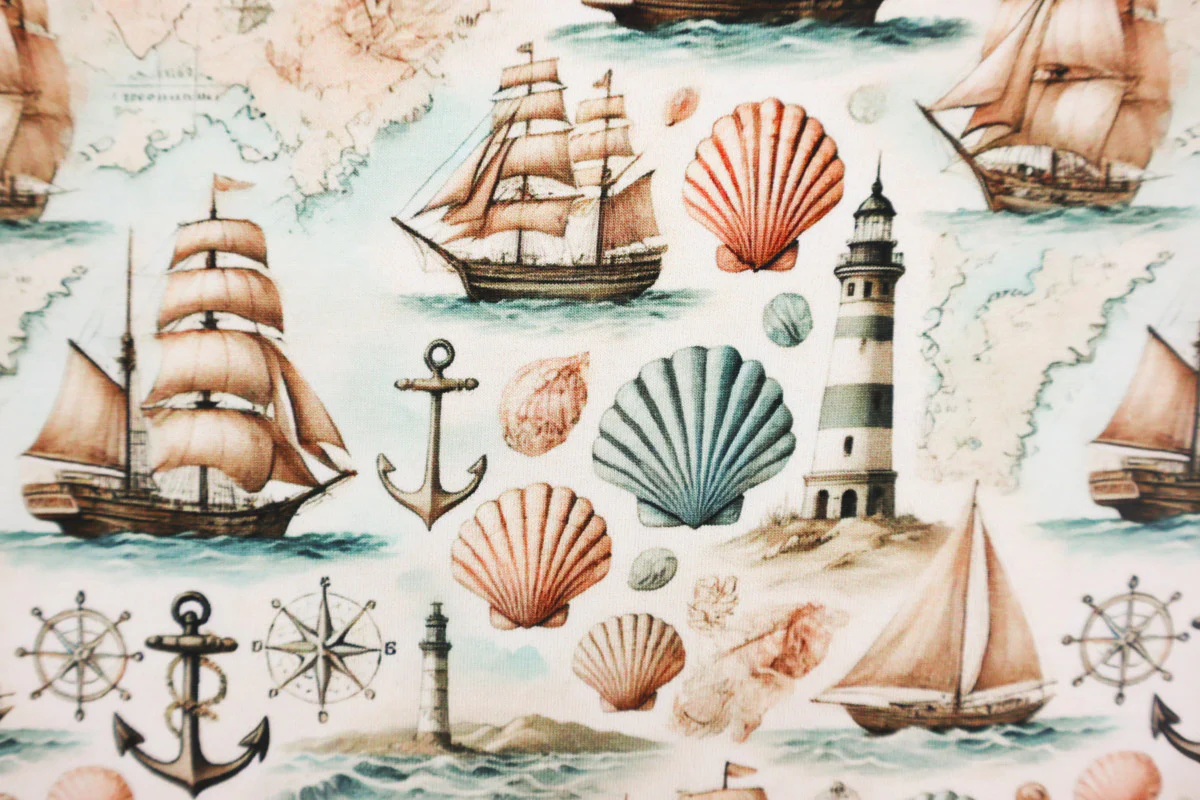 Baumwolljersey Digital Ocean Vibes - Image 6