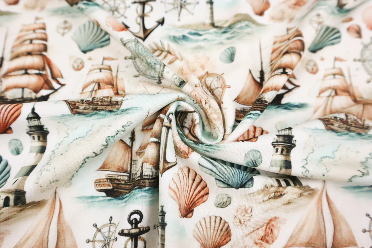 Baumwolljersey Digital Ocean Vibes - Image 7