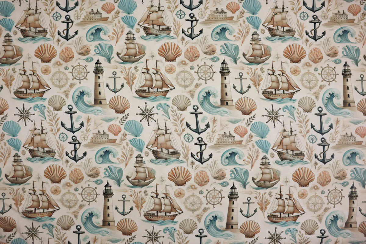 Baumwolljersey Digital Ocean Vibes - Image 8