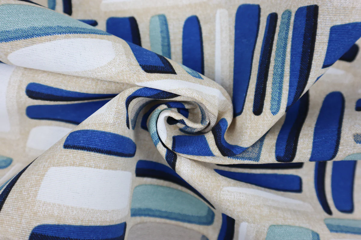 Dekostoff Amalia Blue Art - Image 3