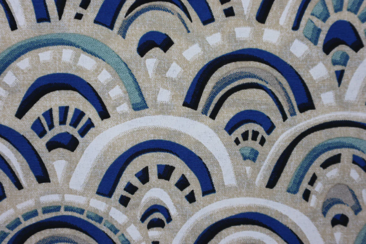 Dekostoff Amalia Blue Art - Image 6