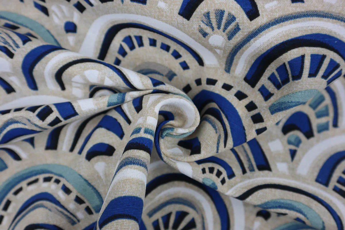 Dekostoff Amalia Blue Art - Image 7