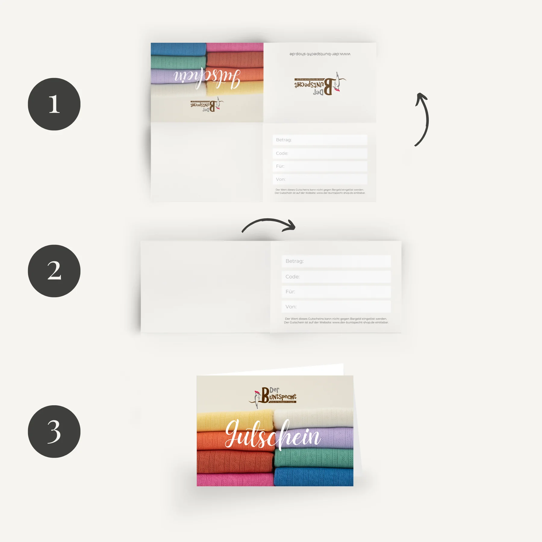 Gutschein Buntspecht Faltvariante - Image 3