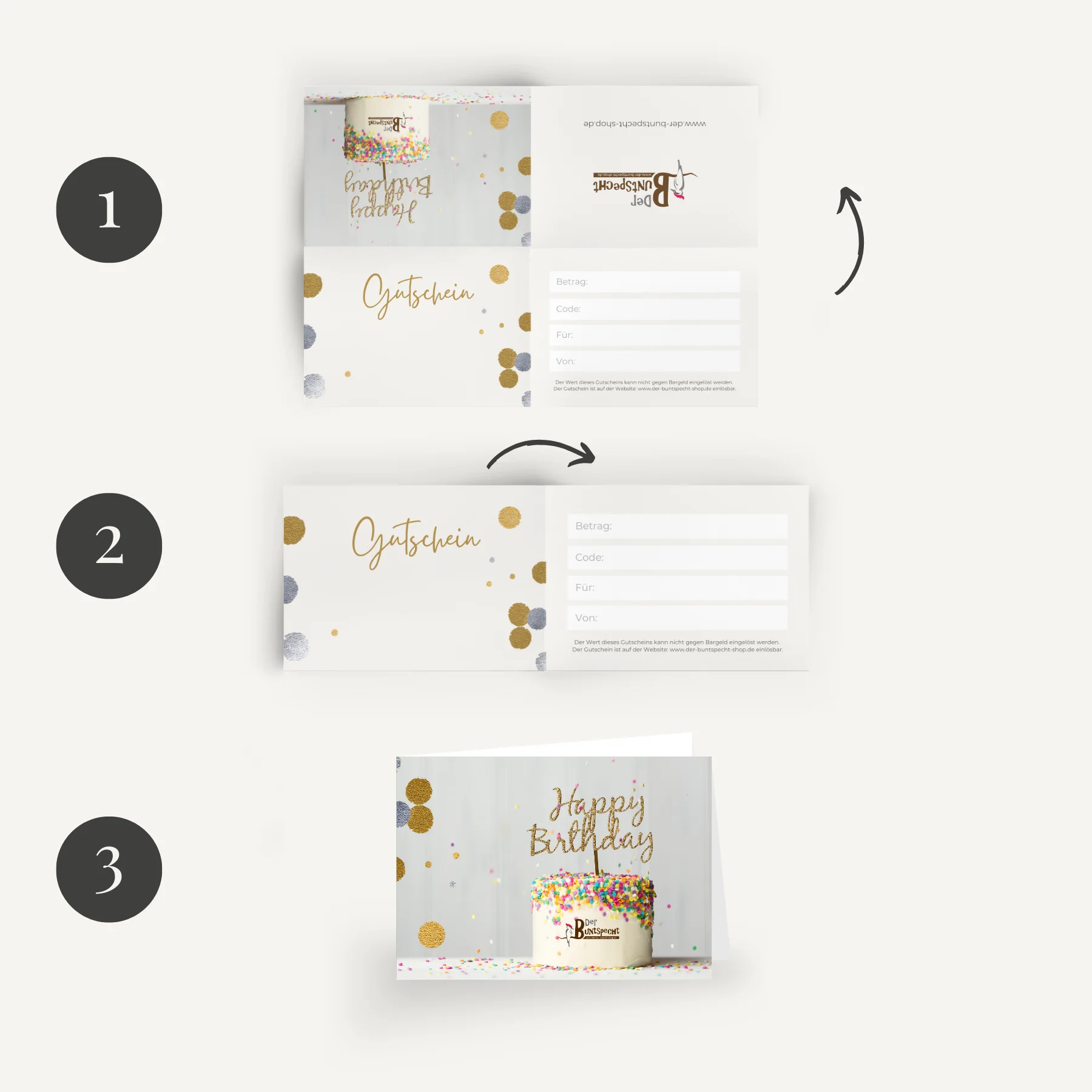 Gutschein Geburtstag Faltvariante - Image 4