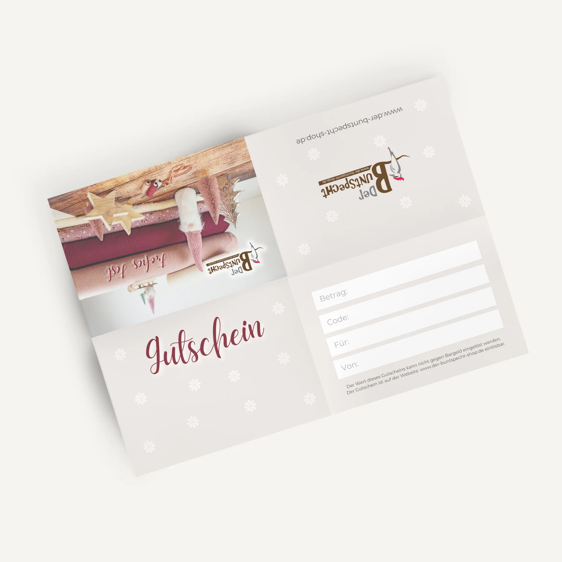 Gutschein Weihnachten Faltvariante - Image 9