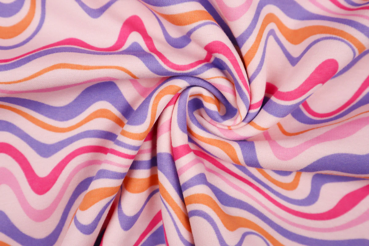 Alpenfleece Bunte Wellen - Image 4